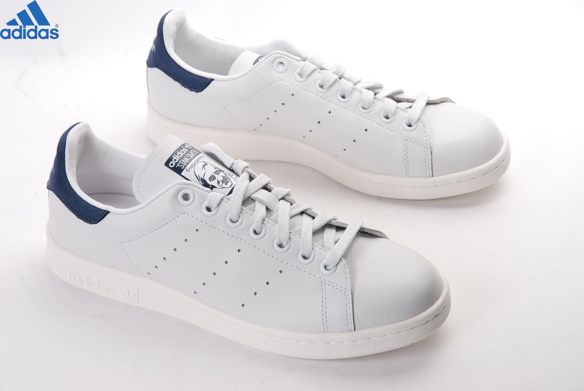 adidas stan smith bleu et blanc